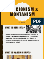 Marcionism and Montanism