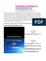 Filehost - Manual Instalare Windows 7 Pas Cu Pas PDF