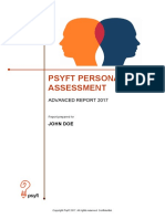 Psyft-Personality Assessment
