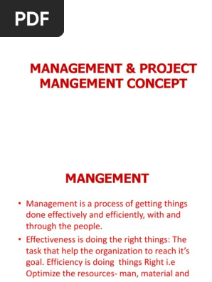 PROJECT MANAGEMENT