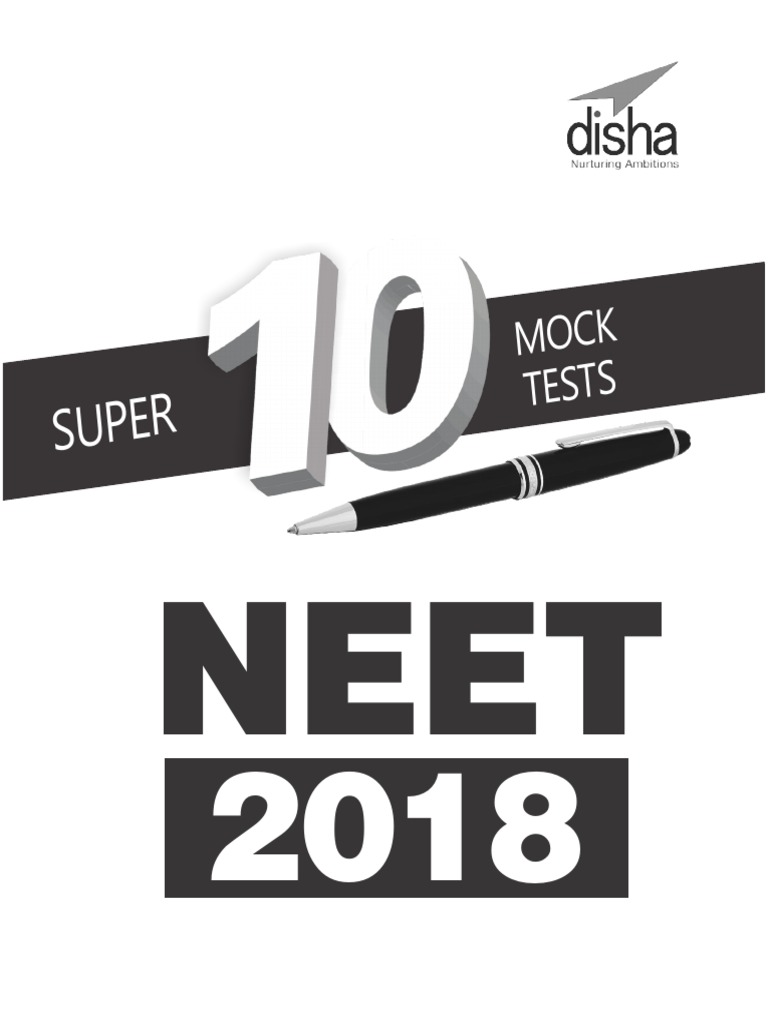 Super 10 Mock Tests For NEET 20 - Disha Experts PDF | PDF | Volt ...