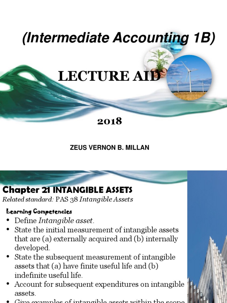 Chapter 21 Intangible Assets | PDF | Intangible Asset | Goodwill  (Accounting)