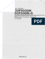 OKUMA OSP5020M OSP500M-G CNC System Enhanced Function Manual PDF