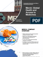 Merck's Global Health Initiatives and Access to Medicines