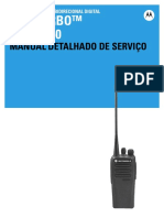 Motorola DEP450 UHF Radio - Manual Detalhado de Serviço