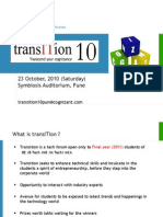 Transition 10 - PUNE (23 9 2010)