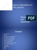 Degradation of PVC