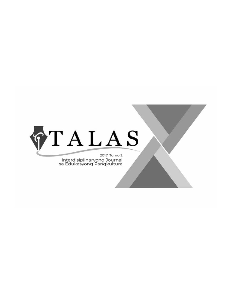 Talas Journal 02 Pdf Philippines Southeast Asia