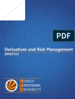 Dmgt513 Derivatives and Risk Management