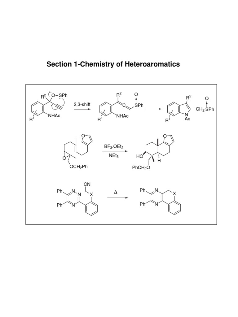 Heteroaromatic Chemistry Overview | PDF | Heterocyclic Compound ...