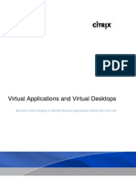 Virtual Desktop or Virtual Applications