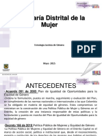 ENFOQUE DE GENERO Secretaría Distrital de La Mujer