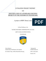 Identification of Affordable Housing Projects in Suburbs of Chandigarh, Rishabh Chaturvedi