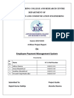 Employee Payment Management System Final Report For Minor