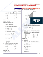 0701 - Mathematics - Paper-With Ans-Solution - Evening