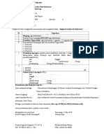 Form Surat Pengantar PKL Atau KP Penelitian
