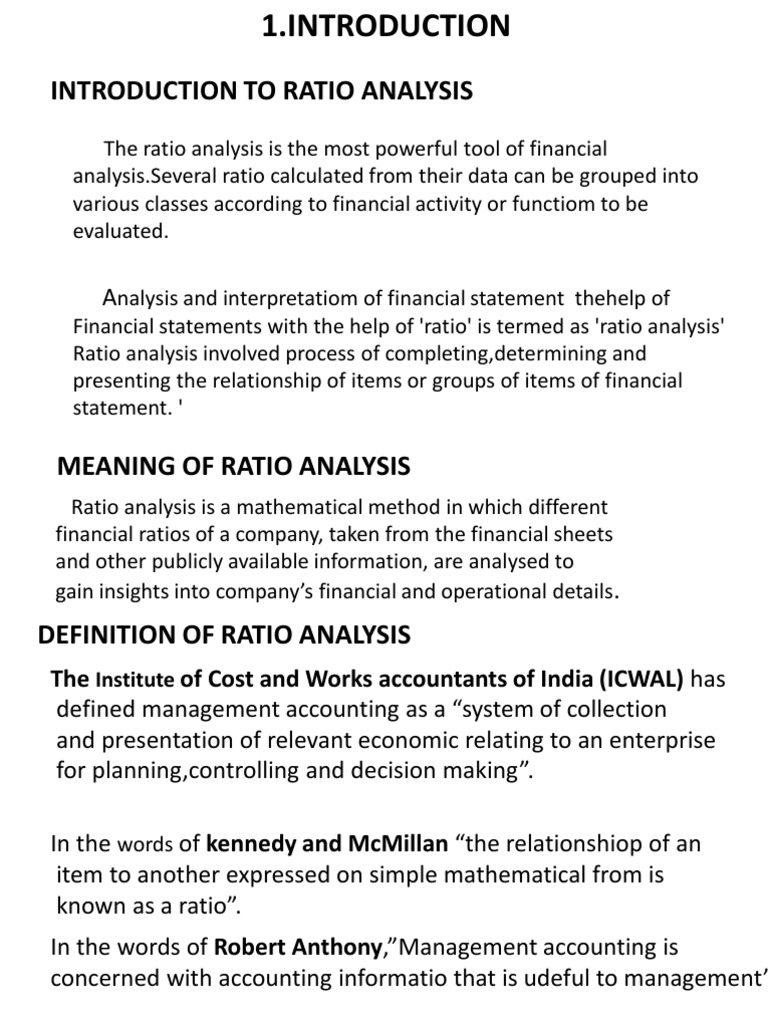 Financial Ratio Analysis Guide | PDF | Revenue | Inventory