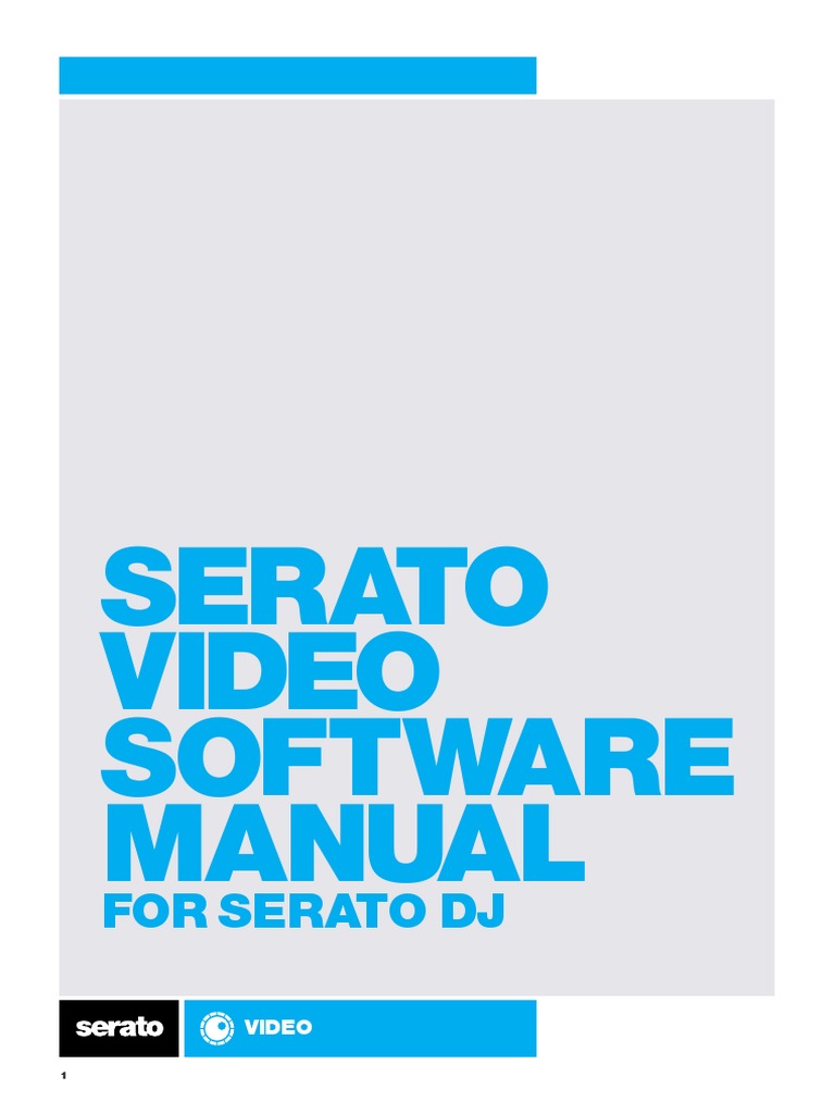 serato dj pro software manual