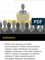 PUBLIC COMMUNICATION PP