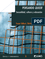 Pensando Queer, Sexualidad, Cultura y Educación, Talburt y Steinberg PDF