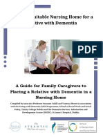 Finding A Suitable Nursing Home For A Relative With Dementia