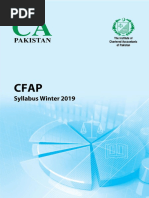 CFAP Exam Schedule Winter 2025 | PDF