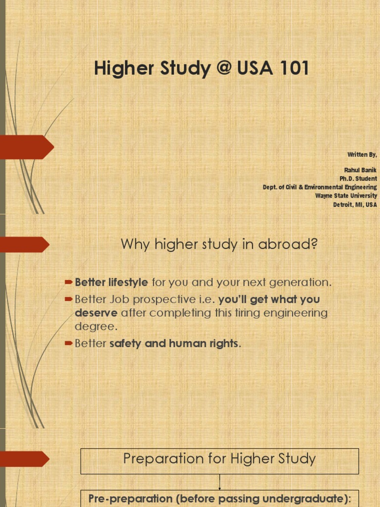 Higher Study101 | PDF | Graduate Record Examinations | Nature