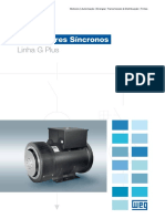 WEG Alternadores Sincronos Linha G Plus 50013799 Catalogo Portugues BR