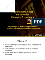 Commonality Chart For Excavators 2011