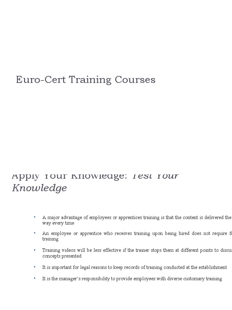 Training Methods for Effective Learning | PDF | Learning | Learning Styles
