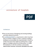 Architecture of Hospitals: Presented by Padmini