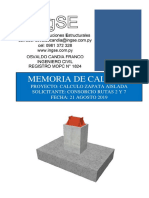 Memoria de Calculo - Zapata PDF