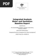 Download Water and Sanitation Baseline Report by Sustainable Neighbourhoods Network SN44377680 doc pdf