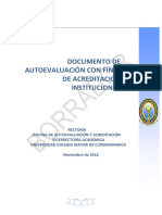 Documento - Maestro - Autoevaluación VERSION DICIEMBRE 2016 PDF