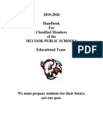 Classified Handbook 2019-2020