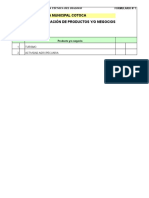 COTOCA, Santa Cruz, Formulario Mesa Municipal