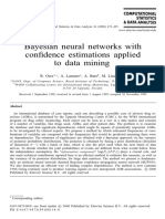 Bayesian neural networks with confidence estimations applied to data mining