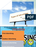 On Types of Advertising 2003