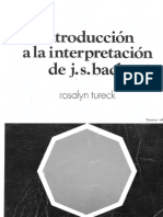 Rosalyn Tureck Introduccion A La Interpretacion de J S Bach PDF