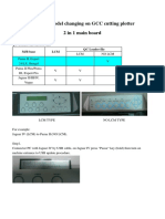 Firmware Model Changing On GCC Cutting Plotter 2 in 1 Main Board PDF