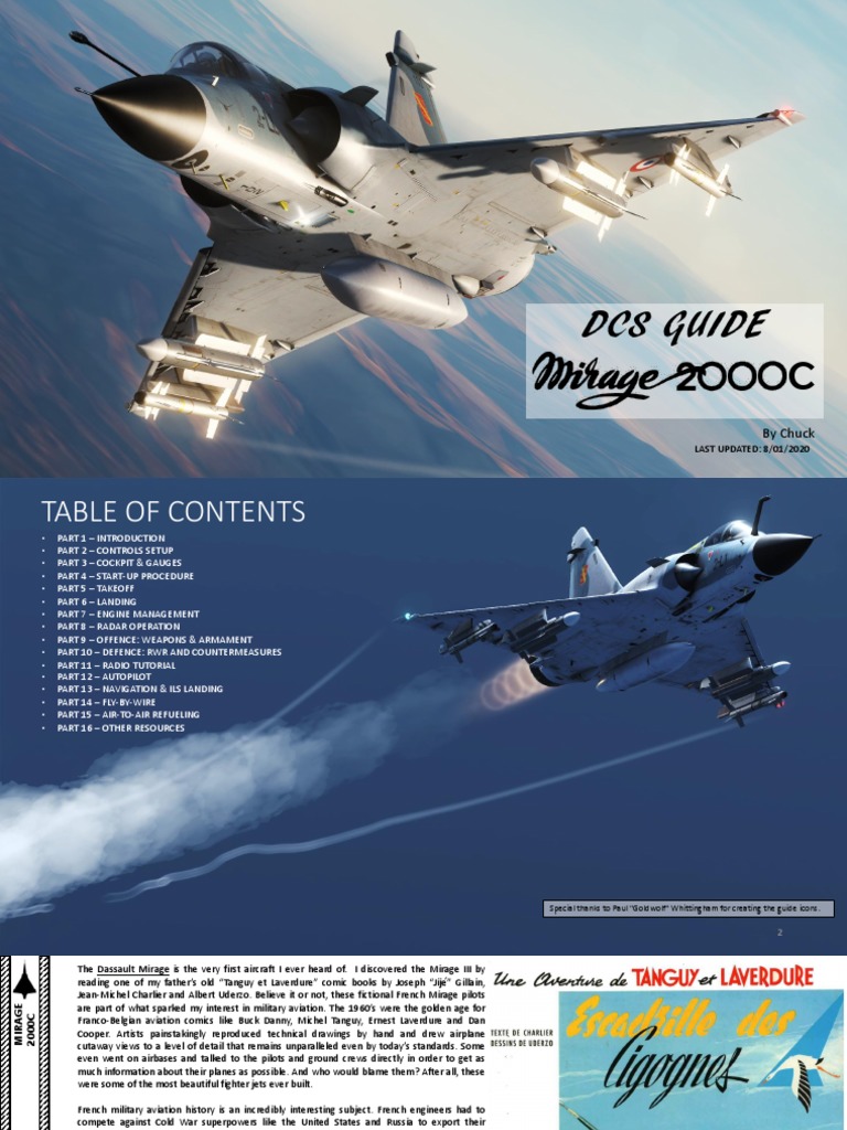 DCS Mirage 2000C Guide | PDF | Aviation | Aircraft
