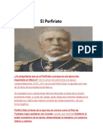 EL PORFIRIATO