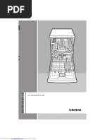 Bosch Super Silence Plus 42 dBA Manual | PDF | Dishwasher ...