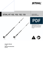 STIHL HT 102 103 132 133 Instruction Manual PDF