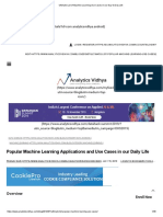 Ultimate List of Machine Learning Use Cases in Our Day-to-Day Life
