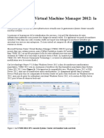 La Gestion Virtuelle SCVMManager 2012