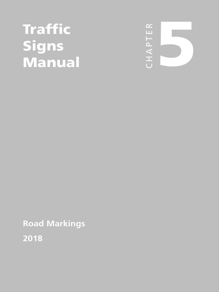 Traffic Signs Manual Chapter 05 | PDF | Traffic | Speed Limit