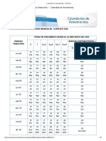 Calendario de Vencimientos - Personas