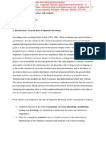 2012LinguisticTheoriesApproachesandMethodsDraftversion PDF