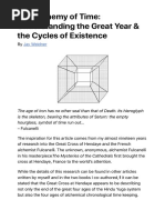 The Alchemy of Time: Understanding The Great Year & The Cycles of Existence - Ne